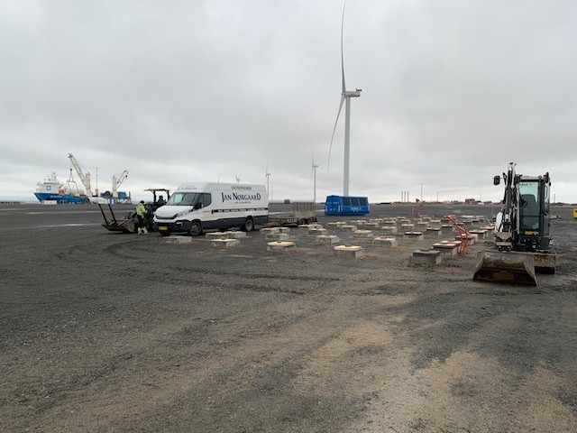 klargøring til pavilionner 1